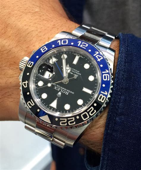 rolex gmt master ii retail price|rolex gmt batman retail price.